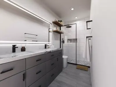 LED Mirror Free 3D model