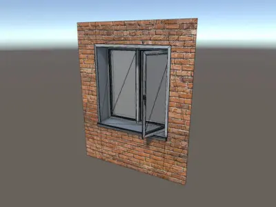 Window - Props for Room Low-poly 3D model