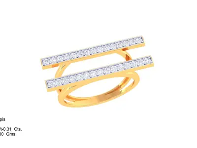 Women Ring  Render 3dm STL OBJ FBX Details 3D print model 148