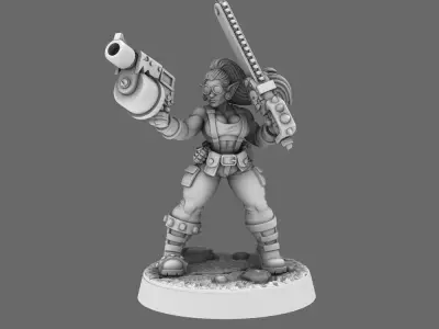 SO Girly Lads Orc Warriors ALPHA 3D print model