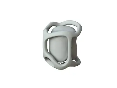 SciFi Shape Object Low Poly Low-poly 3D model 7