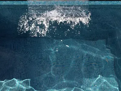 SWIMMING POOL NO35 A 3D model