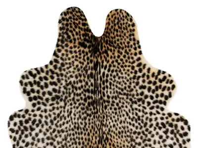 Acadia Animal Print Indoor Rug 3D model