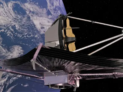 James Webb Space Telescope Low-poly 3D model