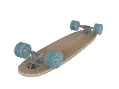 Longboard 3D model