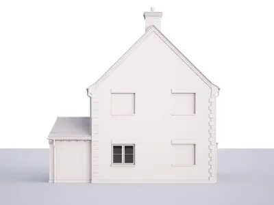 British House East Hagbourne 1 3D model