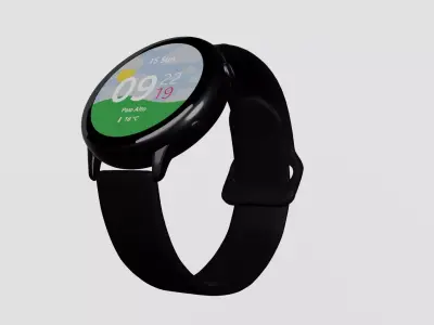 Round Smartwatch 3D model