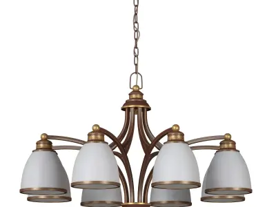 Hanging chandelier A9518LM-8BA 3D model