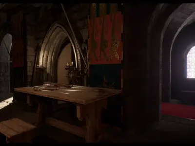 Dungeon - Modular Medieval Dungeons Low-poly 3D model