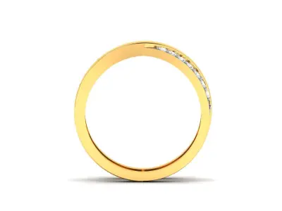 Diamond Ring For Women 3d Print Model 3D print model 34