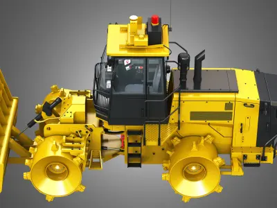816K Landfill Compactor 3D model