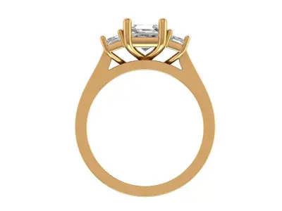 Princess Engagement Ring 3D print model purchase