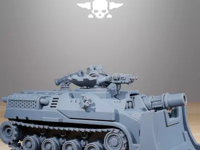 Socratis Vanguard Tank 3D print model