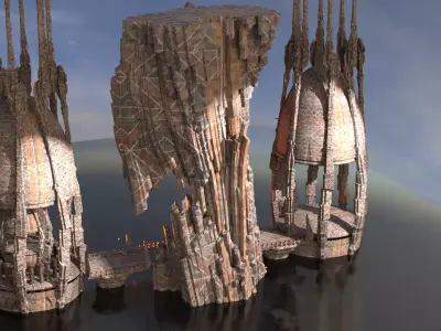 Ancient Kali Grand Spheres 3D model