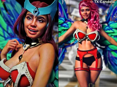 TX Candela Premium PACK for G9 G8 G8-1 Low-poly 3D model