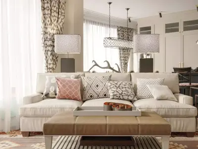 Nice Little Living Room No1 3D model