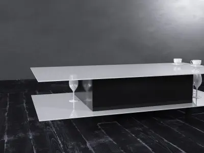 Table - Interior Living Room Furniture 10 3D model