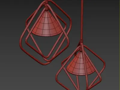 Porustudio PORTMAN Hanging lamp 3D model