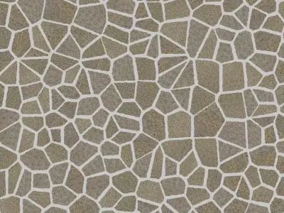 PBR Tiling Map for  Crazy Granite stone 2K 3D model