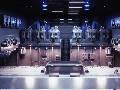 Sci Fi City Assets 3D model