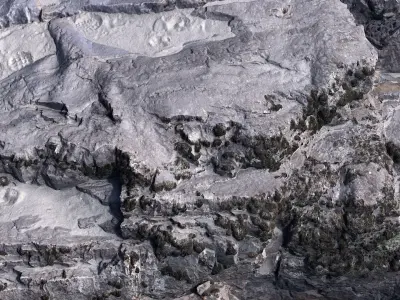 Altay Rock scan 2 Low-poly 3D model