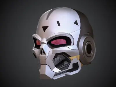 Tactical Cyberskull Helmet Files 3D model