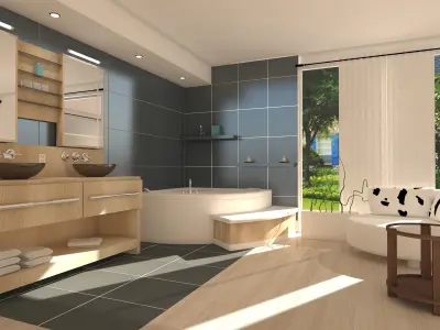 Bathroom 18 3D model