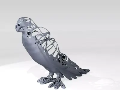 Parrot Dust Voronoi 3D model