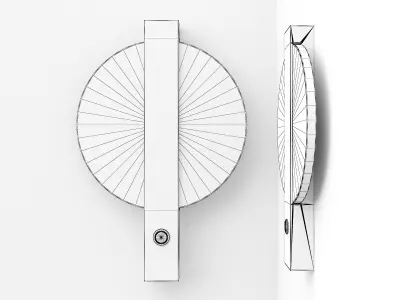 Carusref Wall Light 3D model
