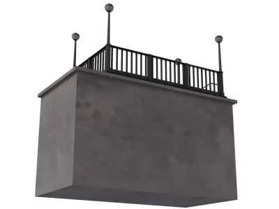 Subway Entrance V1 Low-poly 3D model