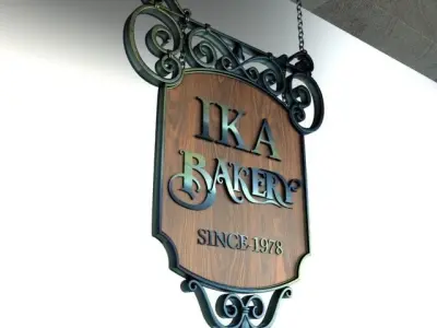 Vintage Signage 004 3D model