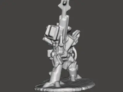 6MM SCALE HEAVY WALKER MECH MINIATURE MODEL FOR SCIFI GAMES 3D print model