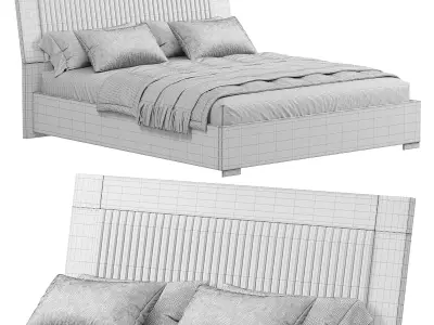 Novecento bed by Neopoliscasa 3D model