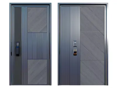 interior door 3D model 6