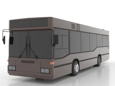 Mercedes-Benz O405NK Low Low-poly 3D model