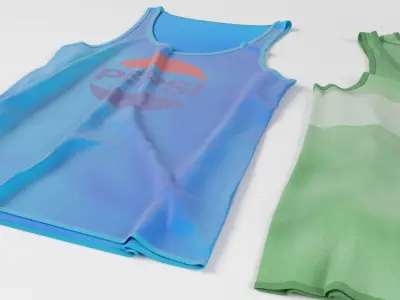 Tank top collection  3D model