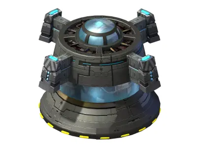 Moon - Air Supply Station 02 3D model