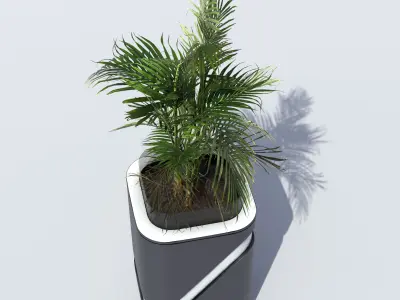 Modern Vase PBR Low-poly 3D model