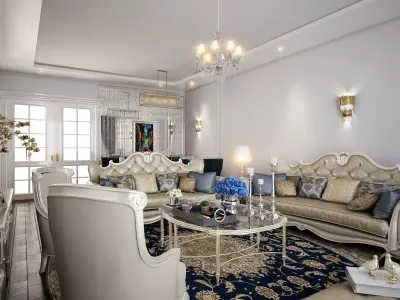 living room 3D model