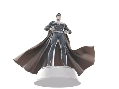 Steel Guardian  Highpoly 3D Print 3D print model