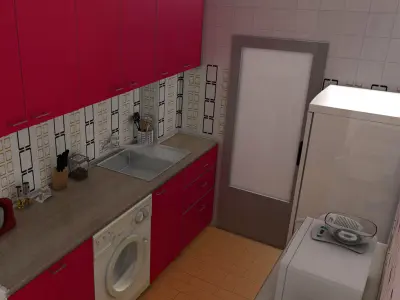 Entire apartment 3D model