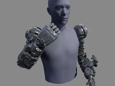 JAT Mech Arm - No texture 3D model