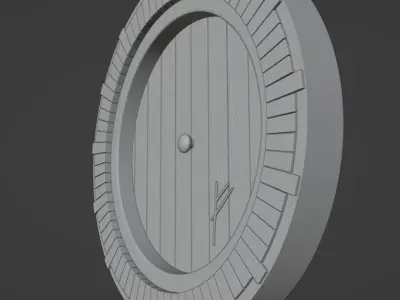 Hobbit door 3D print model