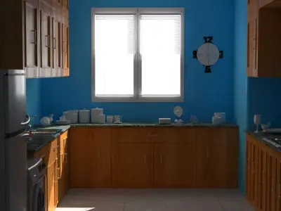Kitchen Full Scene  3D model