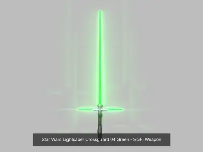 06 Colors Star Wars Lightsaber Crossguard - SciFi Weapon 3D Model Pack