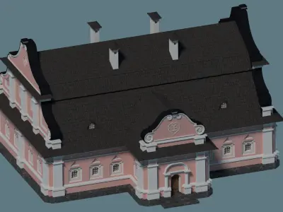 Ukrainian Baroque House I 3D model