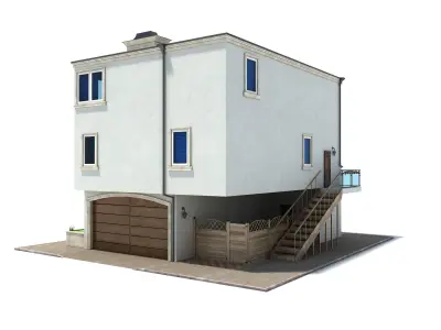 Family House Los Angeles 3D model