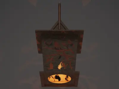 Lampada a Muro 3D model