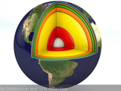 Earth Structure 3D model