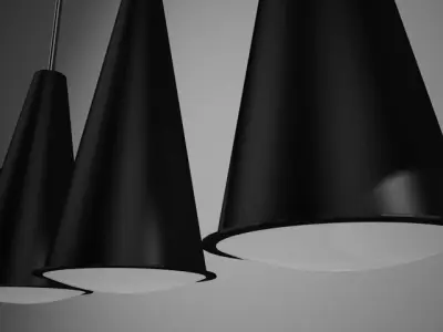 TOM DIXON CONE PENDANT LIGHT 3D model